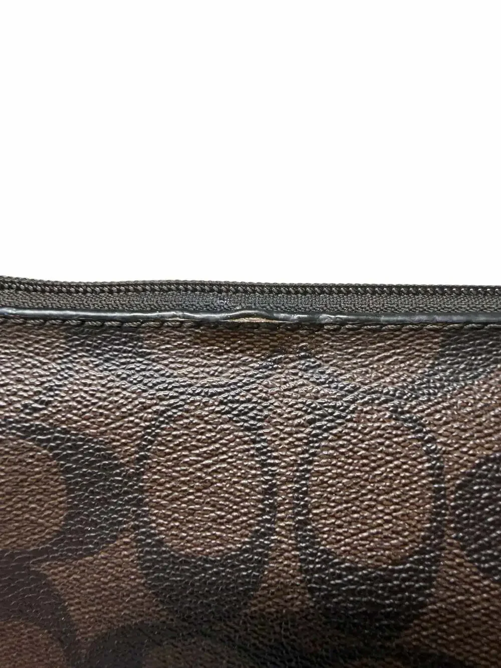 Coach Signature Corner Zip Wristlet Neon Pink Green Horse Carriage Pouch F52704